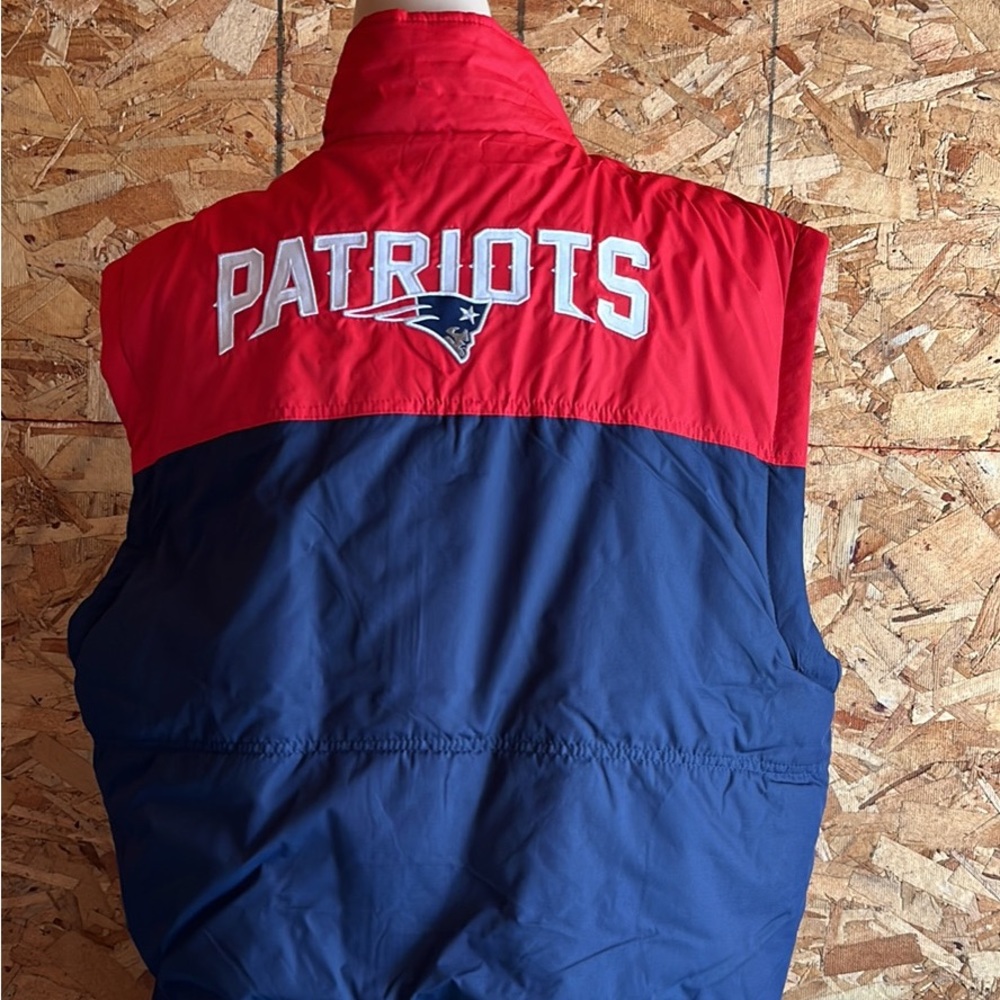 NFL New England Patriots Reversible zippered Vest